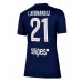 Paris Saint-Germain Lucas Hernandez #21 Hjemmedrakt Dame 2025-26 Korte ermer